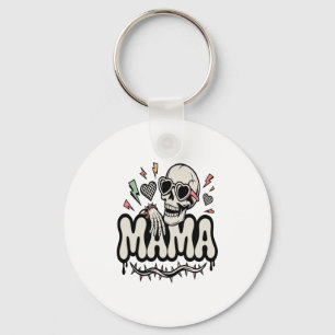 Chaveiro Dia de as Bruxas engraçado Mama Legal Skull