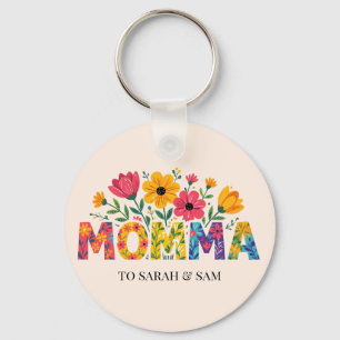 Chaveiro Dia de as mães de Nomes de Crianças de Mamãe Moder