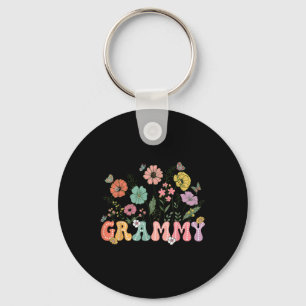 Chaveiro Dia de as mães De Vovó Floral W De Flor Selvagem