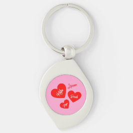 Chaveiro Dia de as mães Rosa Personalizado