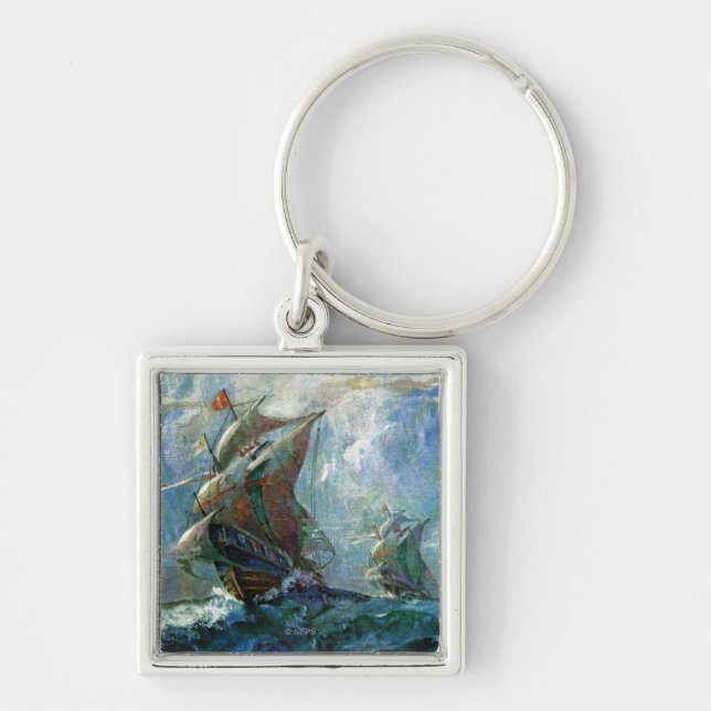 Chaveiro Dia de Colombo (Frente)