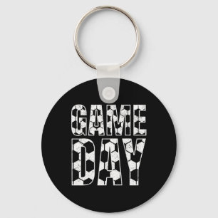 Chaveiro Dia de Jogo de Futebol Vida de Mãe de Futebol para