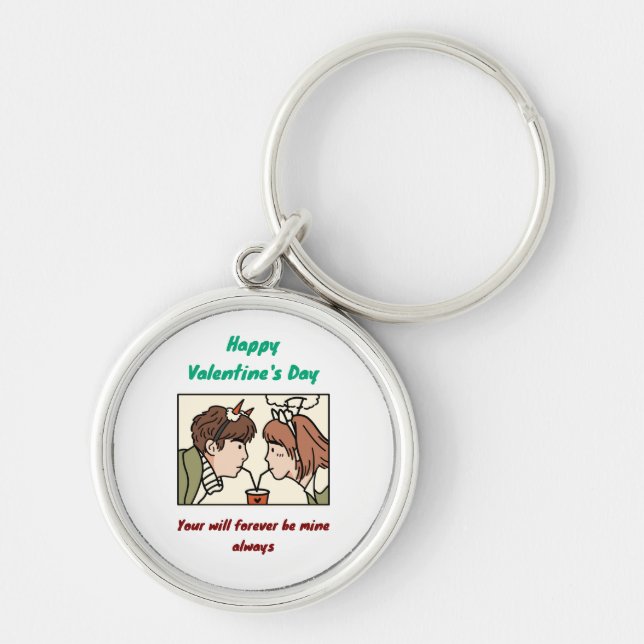 Chaveiro Dia de os namorados (Frente)