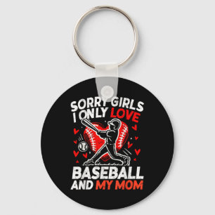 Chaveiro Dia de os namorados Baseball Desculpe Meninas Eu S