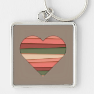 Chaveiro Dia de os namorados com amor cardíaco