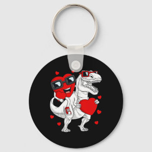 Chaveiro Dia de os namorados Coração Andando Dinossauro T R