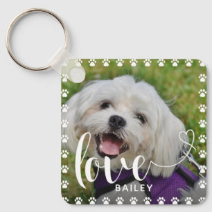 Chaveiro Dia de os namorados De Puppy Pet Puppy Cão Foto