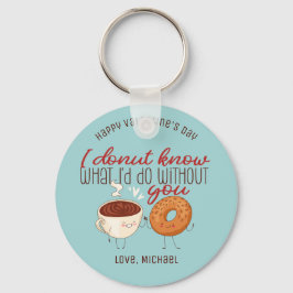 Chaveiro Dia de os namorados Engraçado de café e trocadilho