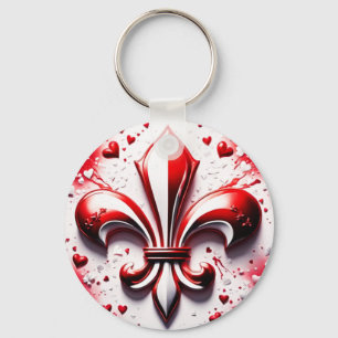 Chaveiro Dia de os namorados Fleur De Lis