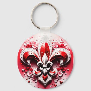 Chaveiro Dia de os namorados Fleur De Lis