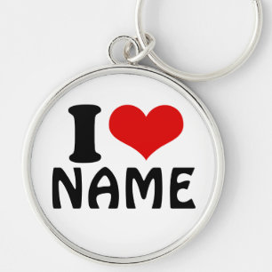 Chaveiro Dia de os namorados personalizável que amo persona