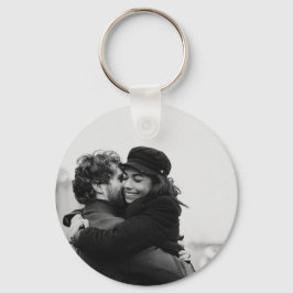 Chaveiro Dia de os namorados preto e branco
