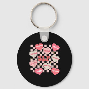 Chaveiro Dia de os namorados Slp Candy Heart Speech Sped