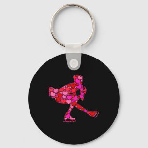 Chaveiro Dia de os namorados Vermelho Cor-de-Rosa Meninas -