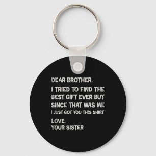 Chaveiro Dia de os pais Apresenta Vestuário Do Irmão Mens