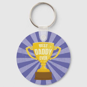 Chaveiro Dia de os pais da Taça Troféu de Melhor Pai Nunca