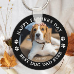 Chaveiro Dia de os pais Feliz, Melhor Pai De Cachorro Foto<br><div class="desc">Melhor Pai De Cão... Surpreenda seu Pai de Cachorro favorito este Dia de os pais com este super fofo chaveiro personalizado. Personalize este chaveiro de pai de cão com a foto favorita do seu cão e o nome. presente de excelente do cão. COPYRIGHT © 2020 Judy Burrows, Black Dog Art...</div>