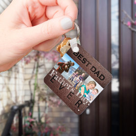 Chaveiro Dia de os pais feliz te ama pai 3 fotos