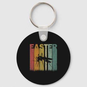 Chaveiro Dia de Páscoa Mosquito Gráfico Retro Engraçado Cos