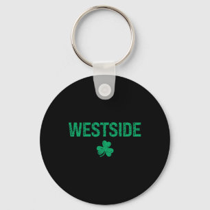Chaveiro Día de San Patricio Trevo Irlandês do Westside