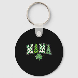 Chaveiro Dia de São Patrício da mamãe irlandês trevo