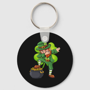 Chaveiro Dia de São Patrício Dabbing Leprechaun Irlandês Me