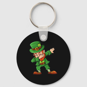 Chaveiro Dia de São Patrício Dabbing Leprechaun Irlandês Me