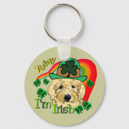 Chaveiro Dia de São Patrício Goldendoodle