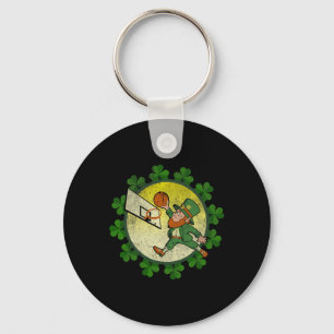 Chaveiro Dia de São Patrício Leprechaun Esqueleto Sortudo