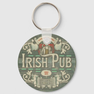 Chaveiro Dia de São Patrício Personalizado Irlandês Engraça