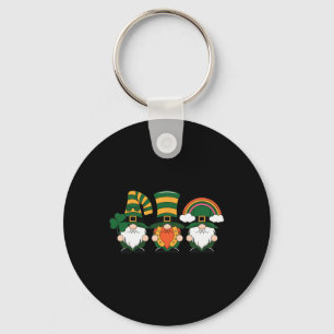 Chaveiro Dia de São Patrício Shamrock Sortudo Gnomos Irland