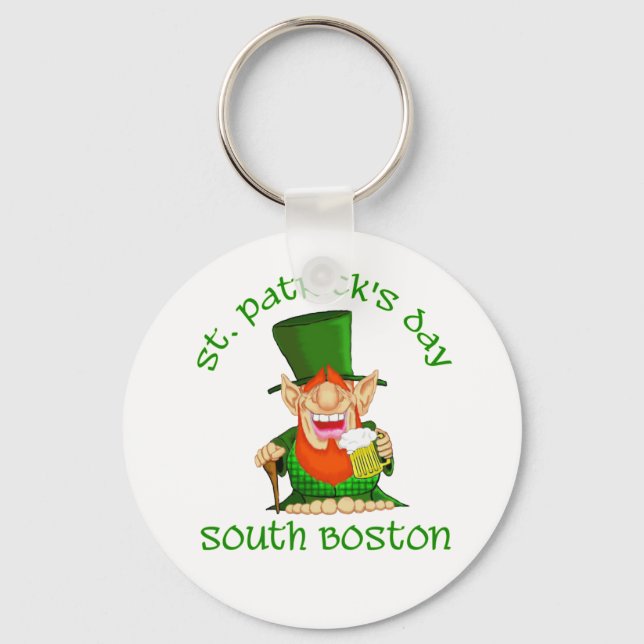 Chaveiro Dia de São Patrício ~Sul de Boston (Frente)