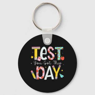 Chaveiro Dia de Teste Conseguiu Isto para Crianças Estudant