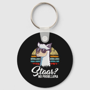 Chaveiro Dia de Teste do Texas Llama Alpaca Para Estudantes