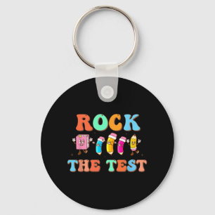 Chaveiro Dia de Teste Feliz para Estudante de Professores