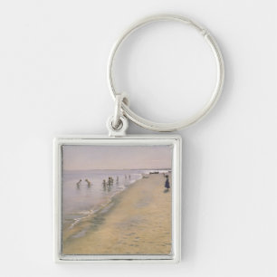 Chaveiro Dia de verão na praia sul de Skagen, 1884