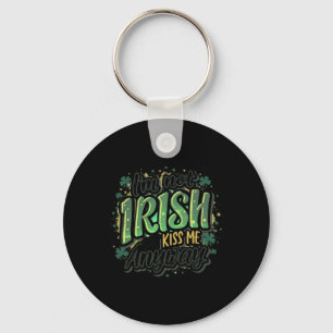Chaveiro Dia Divertido de São Patrício Não Sou Irlandês, Ma