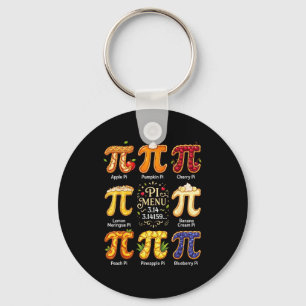Chaveiro Dia Divertido do Pi 3.14 Menu Pi Frutas Professor