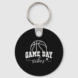 Chaveiro Dia do jogo de basquete vence jogo de basquete