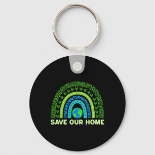 Chaveiro Dia do Meio Ambiente da Terra Salve Nossa Casa Arc