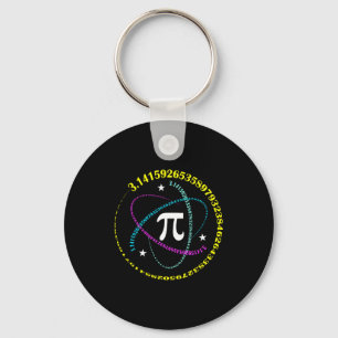 Chaveiro Dia do Pi 3,14 Símbolo do Número Pi Presente de Ma
