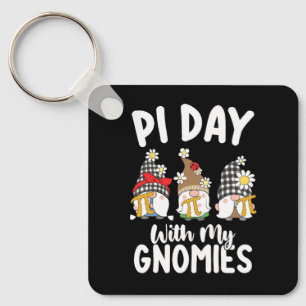Chaveiro Dia do Pi Com Meus Gnomos Matemática Divertida