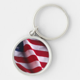 Chaveiro Dia do Veterano Obrigado, Bandeira Patriótica Amer