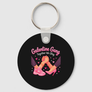 Chaveiro dia dos namorados galentines gang divertido valent