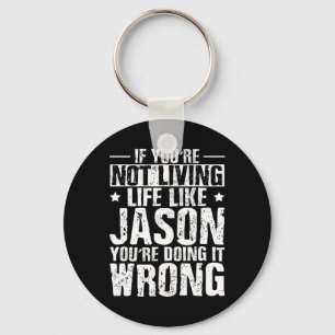 Chaveiro Dia dos Pais Aniversário Jason Nome Nome Dito