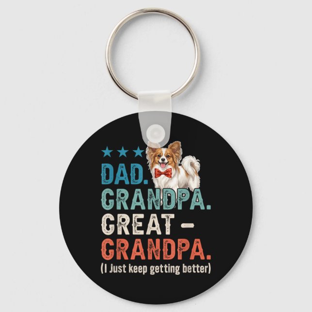 Chaveiro Dia dos Pais Avô Bisavô Melhores Pais (Frente)