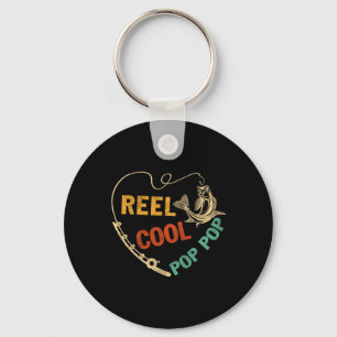 Chaveiro Dia dos Pais Engraçado Carretel de Pesca Vintage L