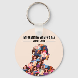 Chaveiro Dia Internacional da Mulher
