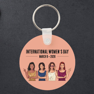 Chaveiro Dia Internacional da Mulher