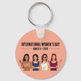 Chaveiro Dia Internacional da Mulher